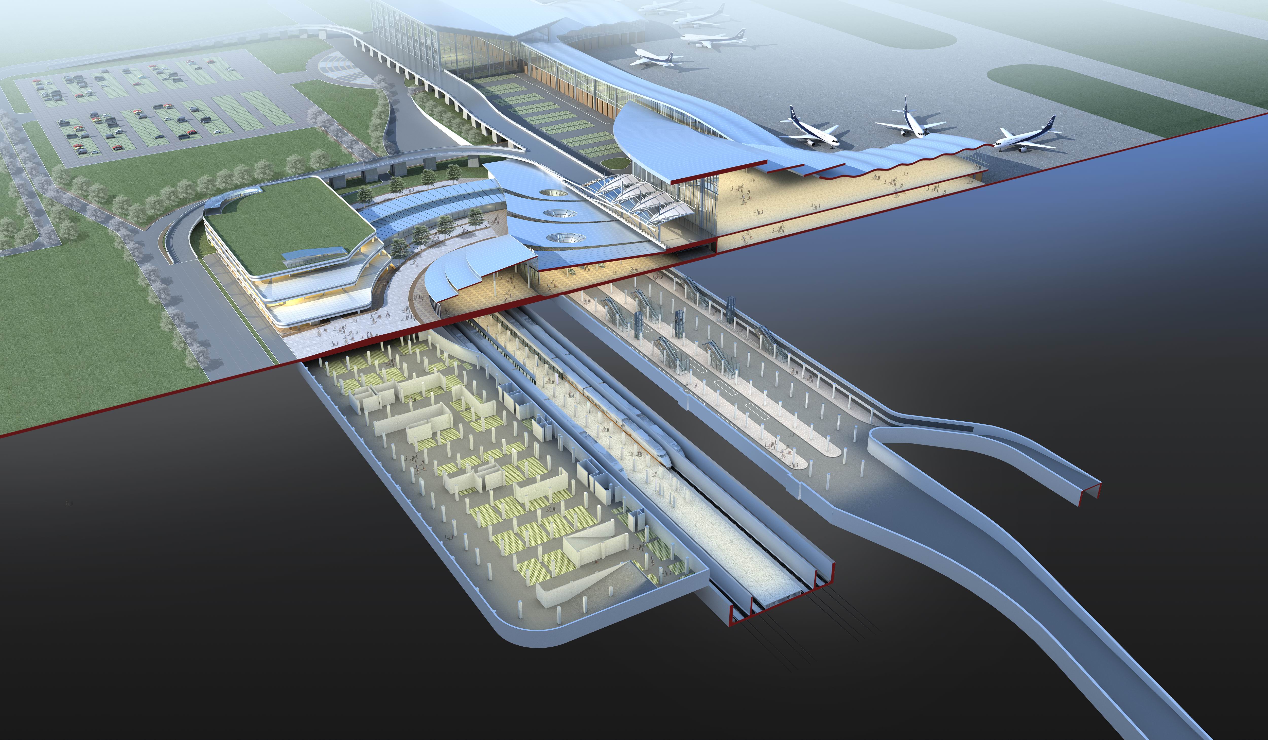兰州中川机场综合交通枢纽工程