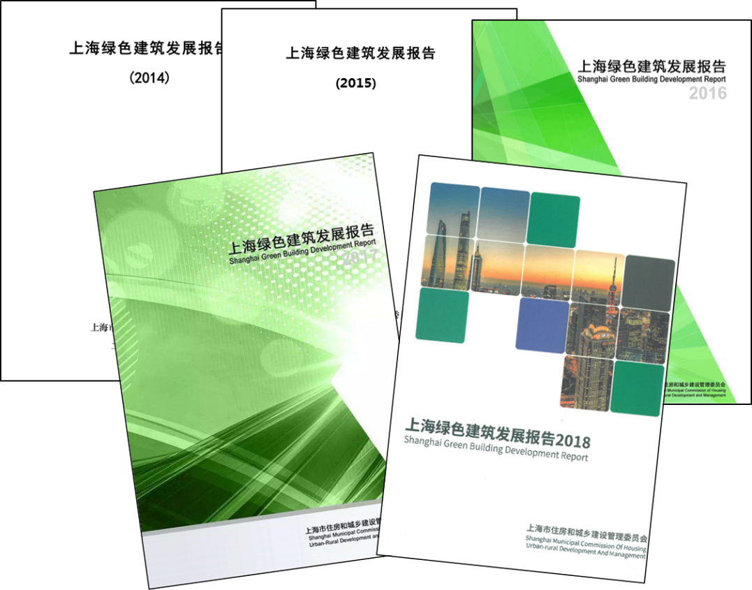 历年《上海绿色建筑发展报告》