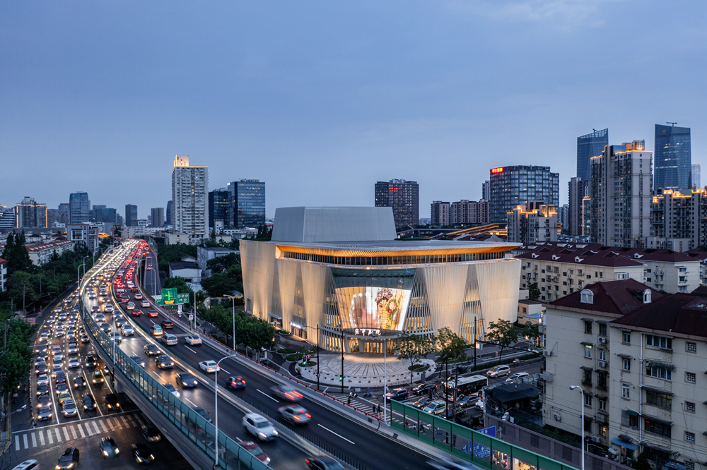 上海市宛平剧院夜景照明工程